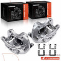 Pair Front Disc Brake Calipers for Nissan Cube Tiida Versa (2009–2014)