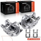 Pair Front Disc Brake Calipers for Nissan Cube Tiida Versa (2009–2014)