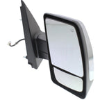 Right Power Mirror for Nissan NV2500 NV3500 (2012–2021) Heated Chrome Manual Fold