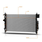 Aluminum Radiator DPI-13509 for Buick Cascada (2016–2019) & Chevy Cruze Limited (2014–2016)