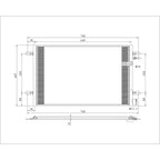 Replacement A/C Condenser Stock Repair Part - CNDDPI3424 (See Compatible Chart)