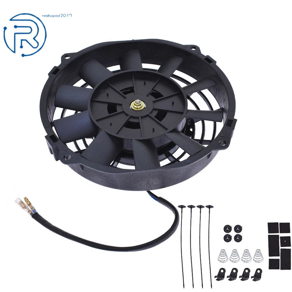 Electric Radiator Cooling Fan Mount Kit for Universal 7" Slim Fan (12V)