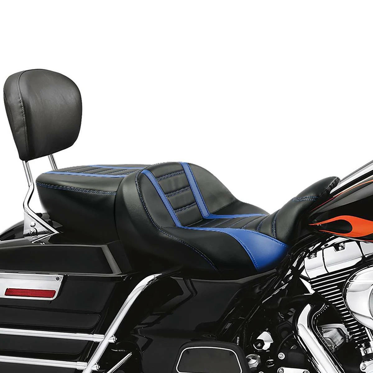 One Piece Driver & Passenger Seat for Harley Road Street Glide (2009–2023)