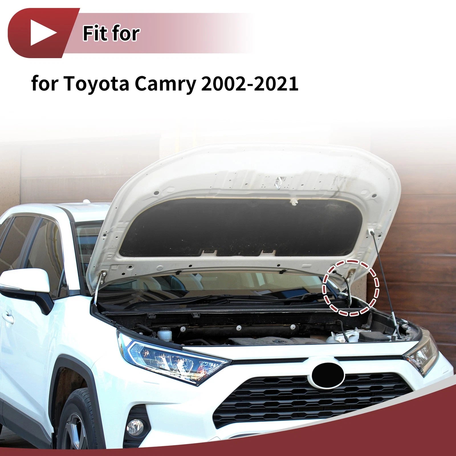 Hood Hinge for Toyota Camry (2002–2021) Left Side 1 pcs