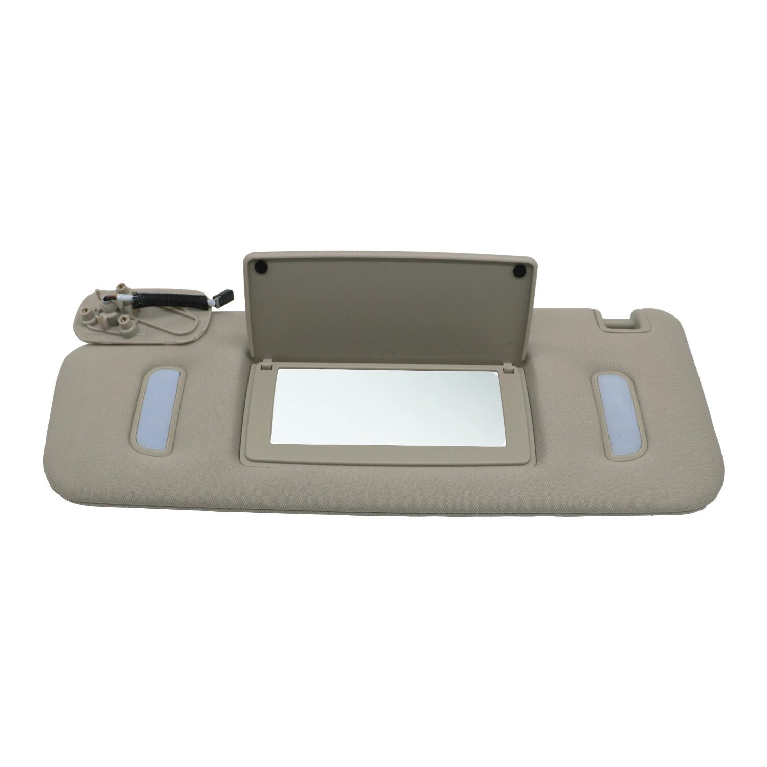 Sun Visor Gray Driver Side for Chevrolet Avalanche Silverado Sierra Tahoe (2007–2014)