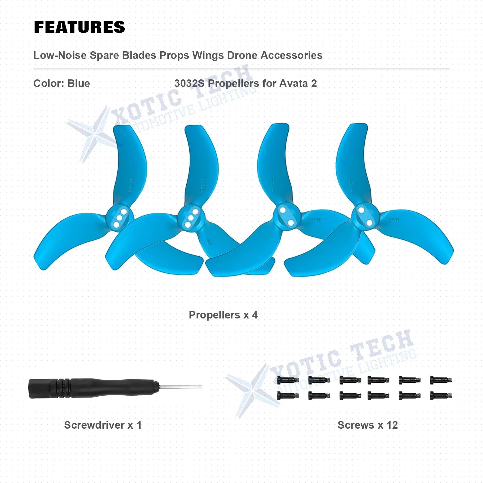 Replacement Prop Blades for DJI Avata 2 (3032S) (2025-2025)
