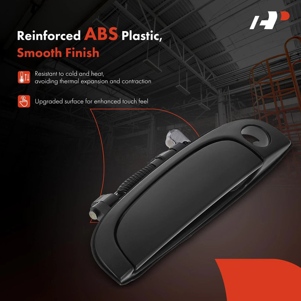 Front Left Primed Black Door Handle for Kia Rio Rio5 (2006-2011)