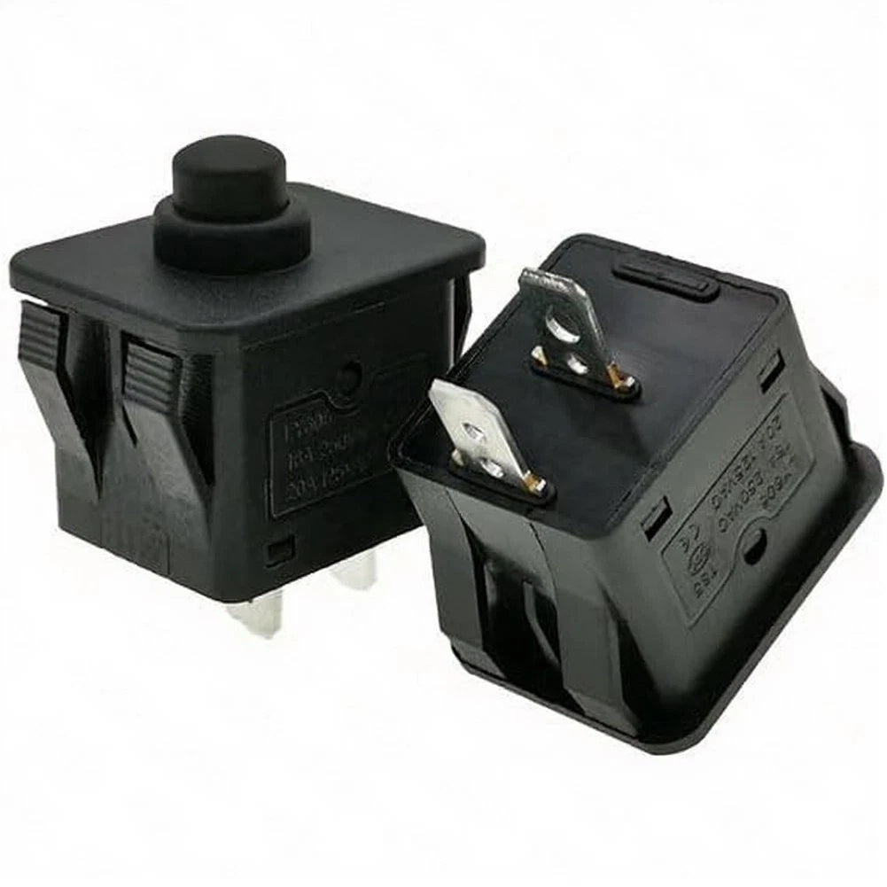 2X Plunger Type Foot Pedal Switch for Ride On Vehicles (6V, 12V, 24V)