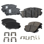 Set of 4 Brake Pads for Chevy GMC Terrain Chevrolet Equinox