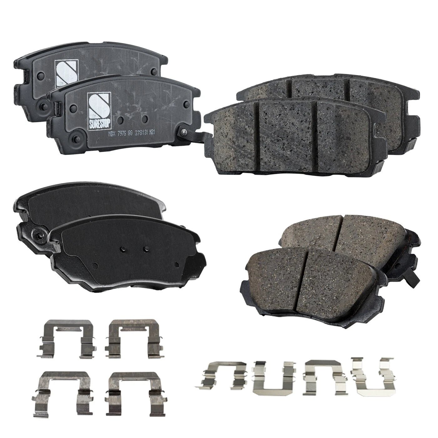 Set of 4 Brake Pads for Chevy GMC Terrain Chevrolet Equinox