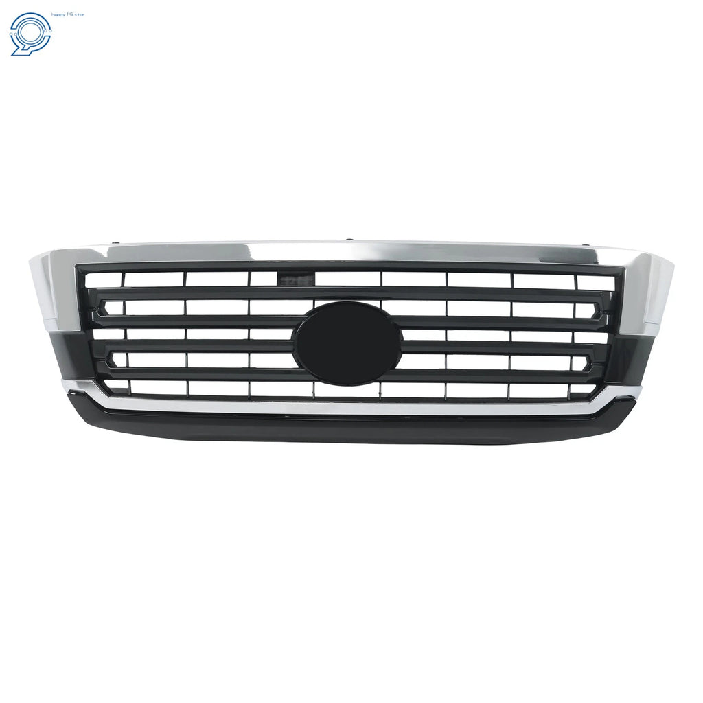 Chrome and Gloss Black Front Bumper Upper Grille for Toyota Sequoia (2018-2022)