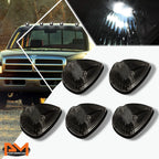 5Pcs Cab Roof Running Light Smoked LED for Dodge Ram 94–98