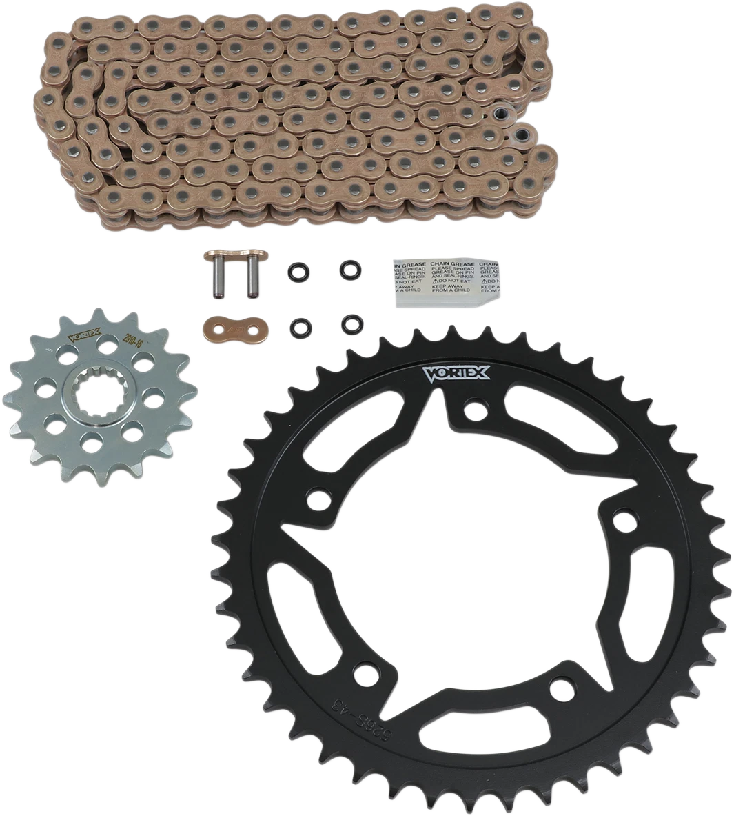 Vortex Chain and Sprocket Kit for Suzuki GSX-R600 (CKG5130)