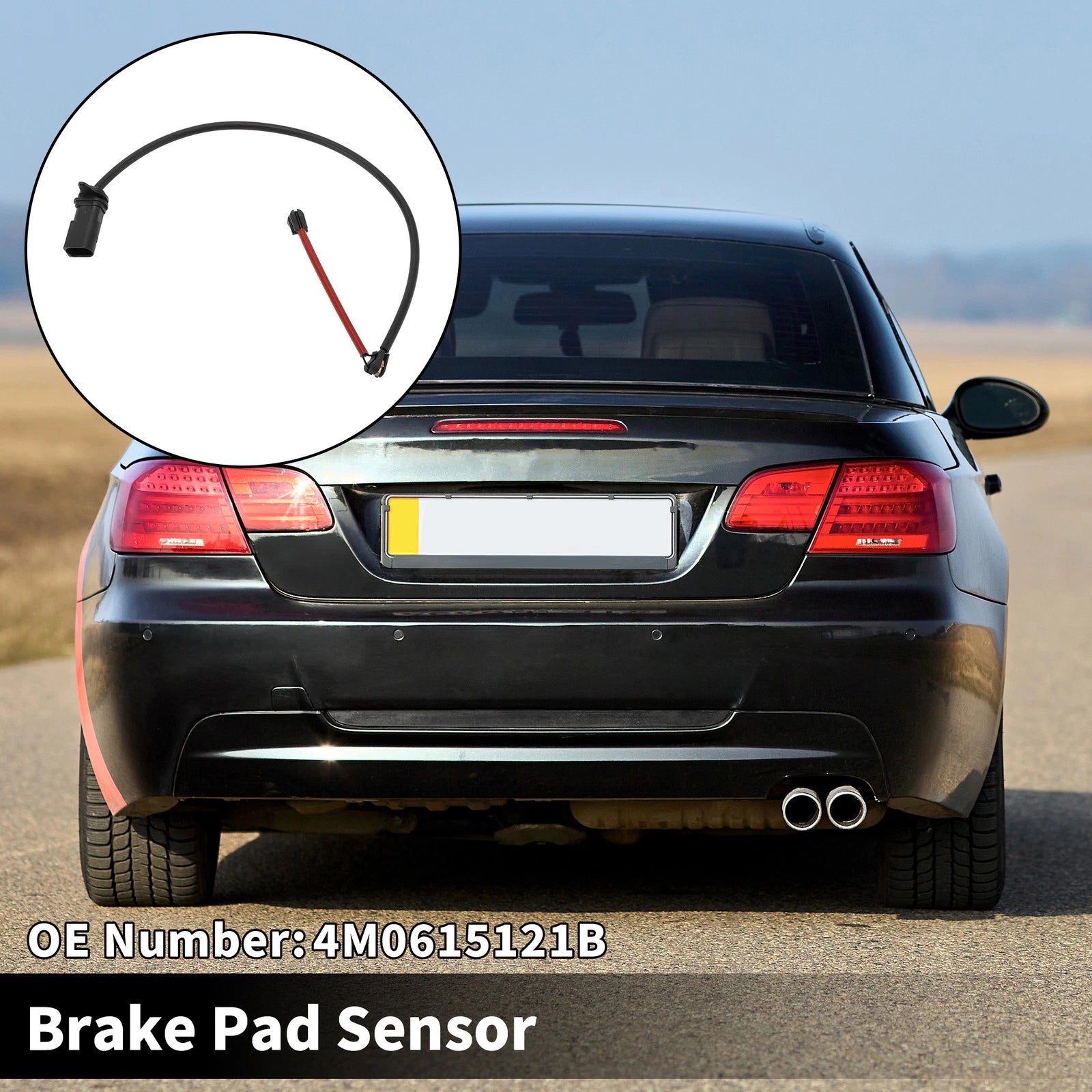 1pc Brake Pad Wear Sensor for Audi RS6 Avant (2021–2023) No. 4M0615121B