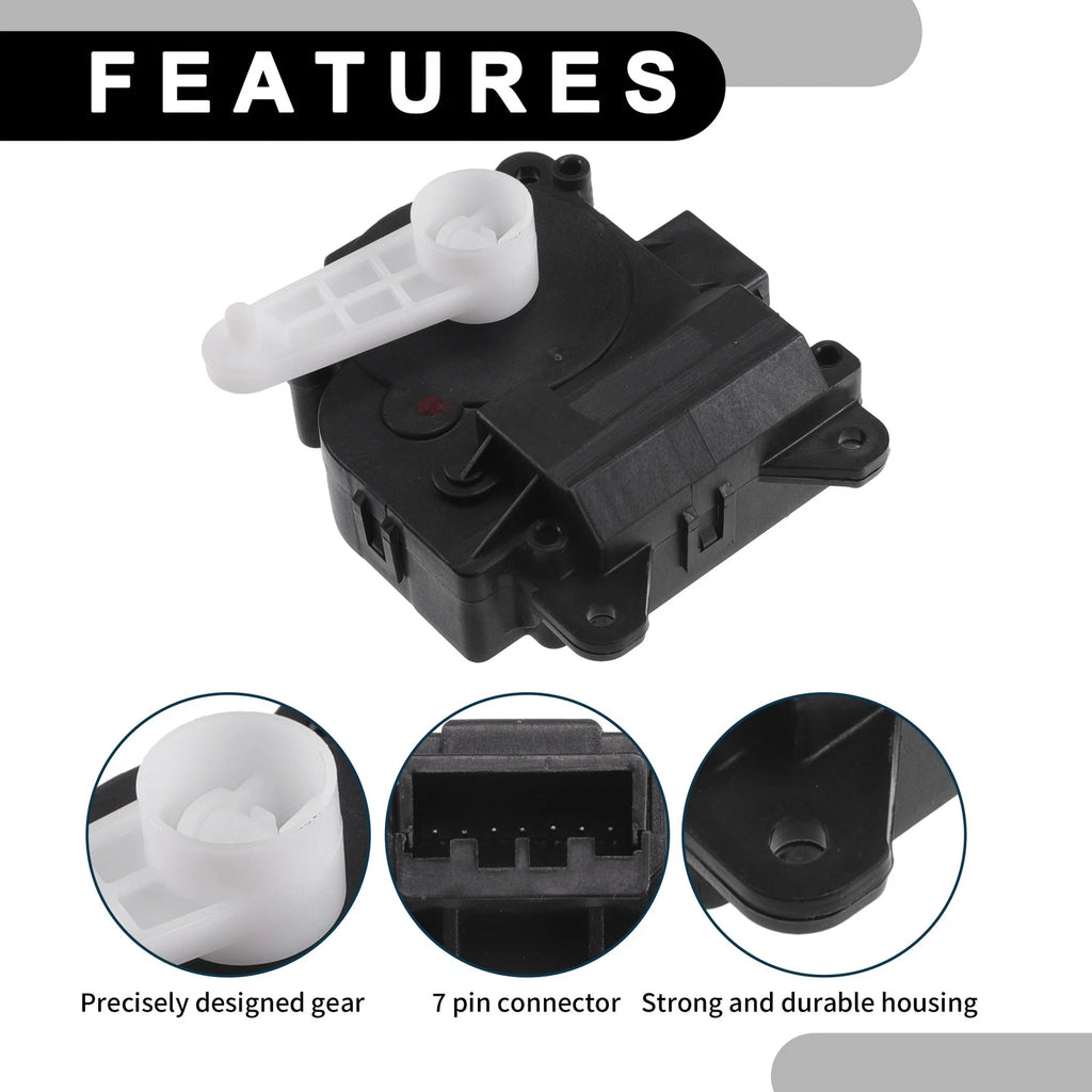2X No.7T4Z19E616C HVAC Heater Blend Door Actuator for Lincoln MKX (2007–2015)