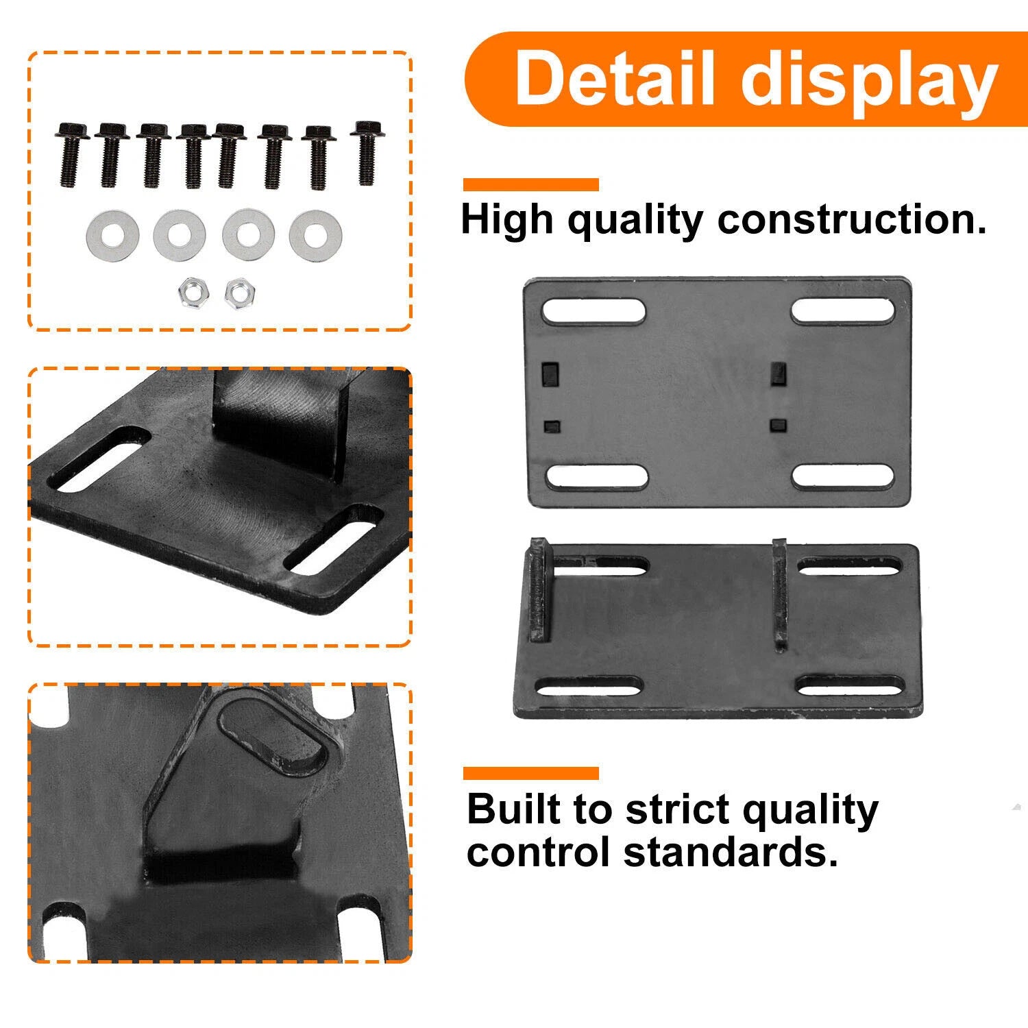 Swaps Motor Mount Brackets Adapter Plates for C10 Sonoma Blazer S10 (1973–2005)