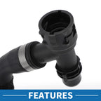 Engine Radiator Hose No. 64219363338 for BMW 230i (2017–2020) Rubber Black
