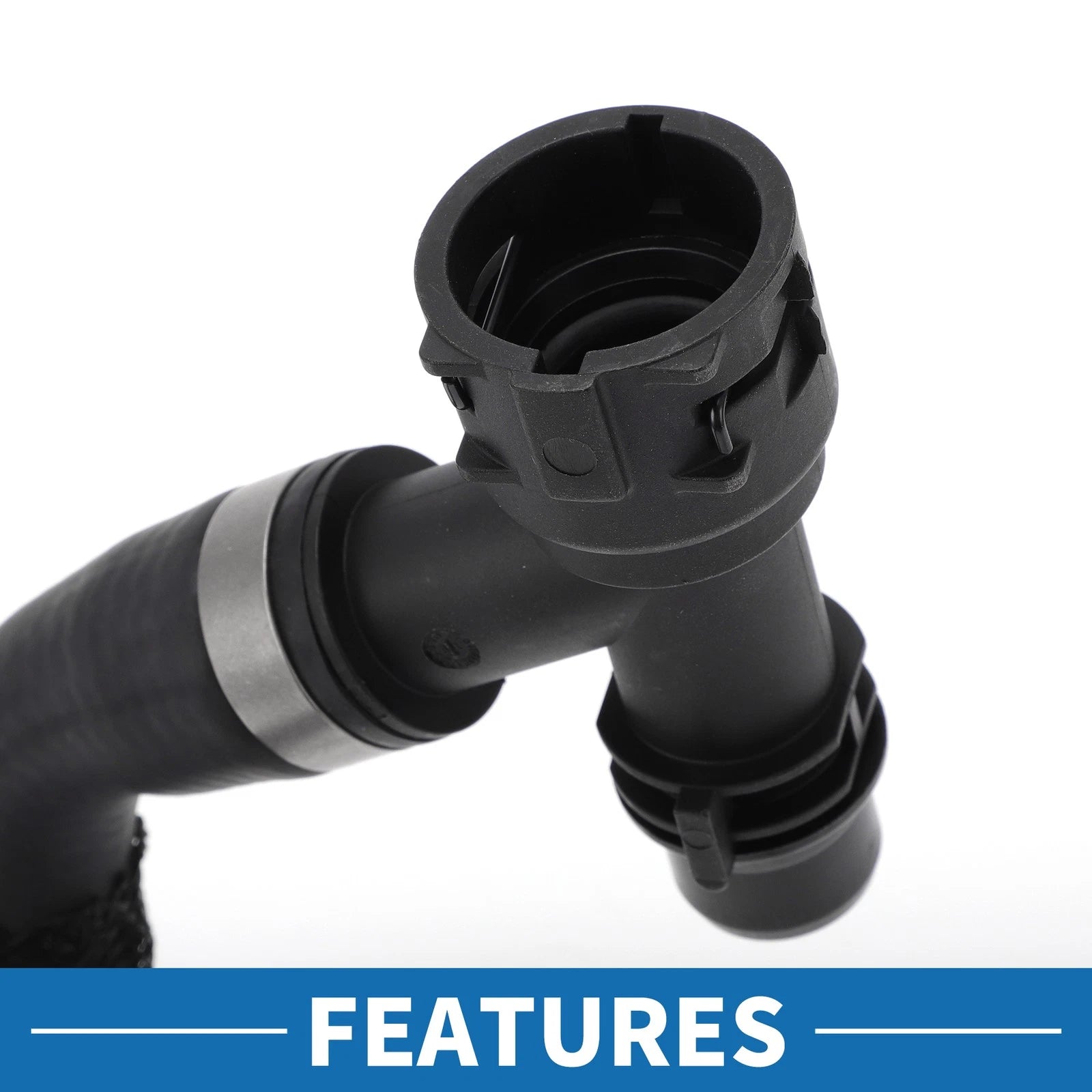 Engine Radiator Hose No. 64219363338 for BMW 230i (2017–2020) Rubber Black