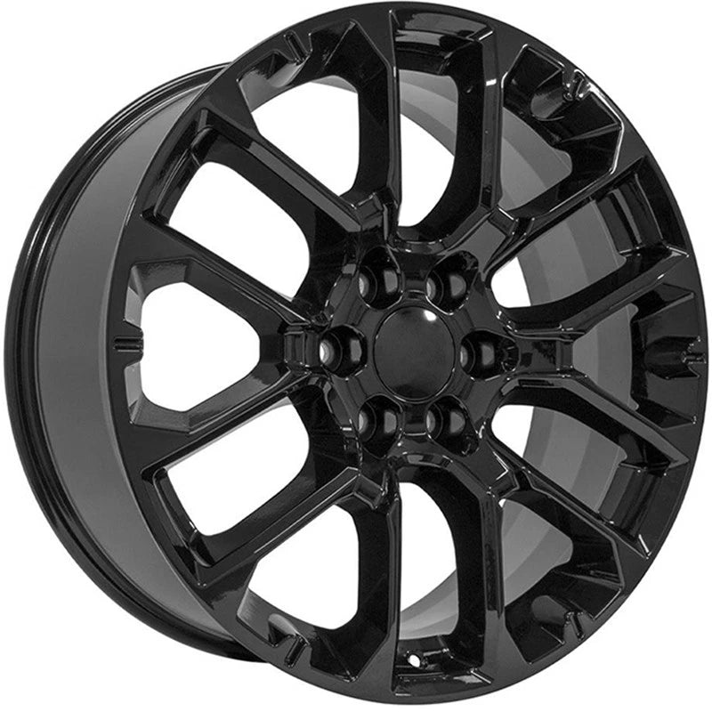 22 Inch Gloss Black Wheel Replacement for 2003-2014 GMC Savana 1500