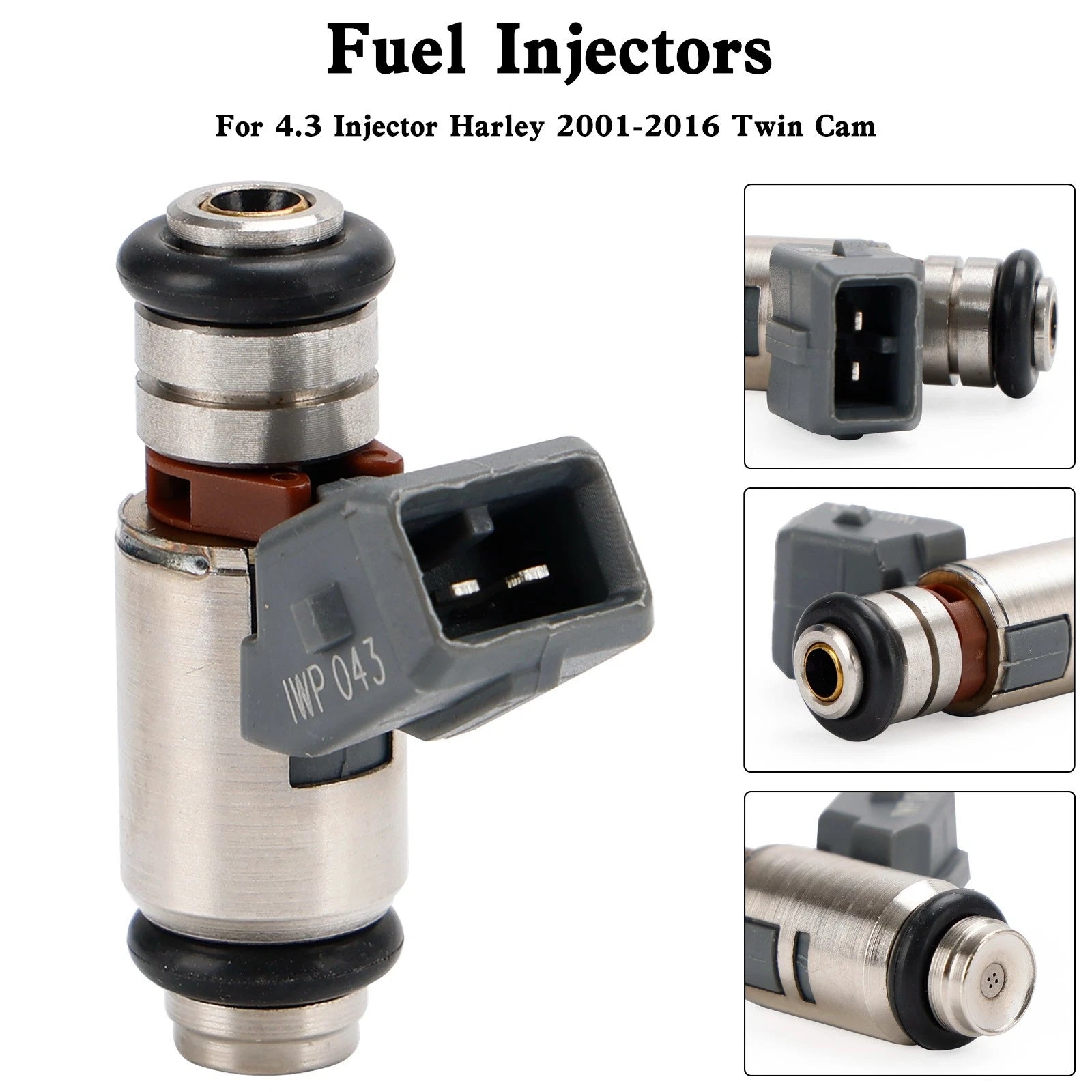 Fuel Injector 27609-01B for Harley Twin Cam 4.3 (2001–2016)