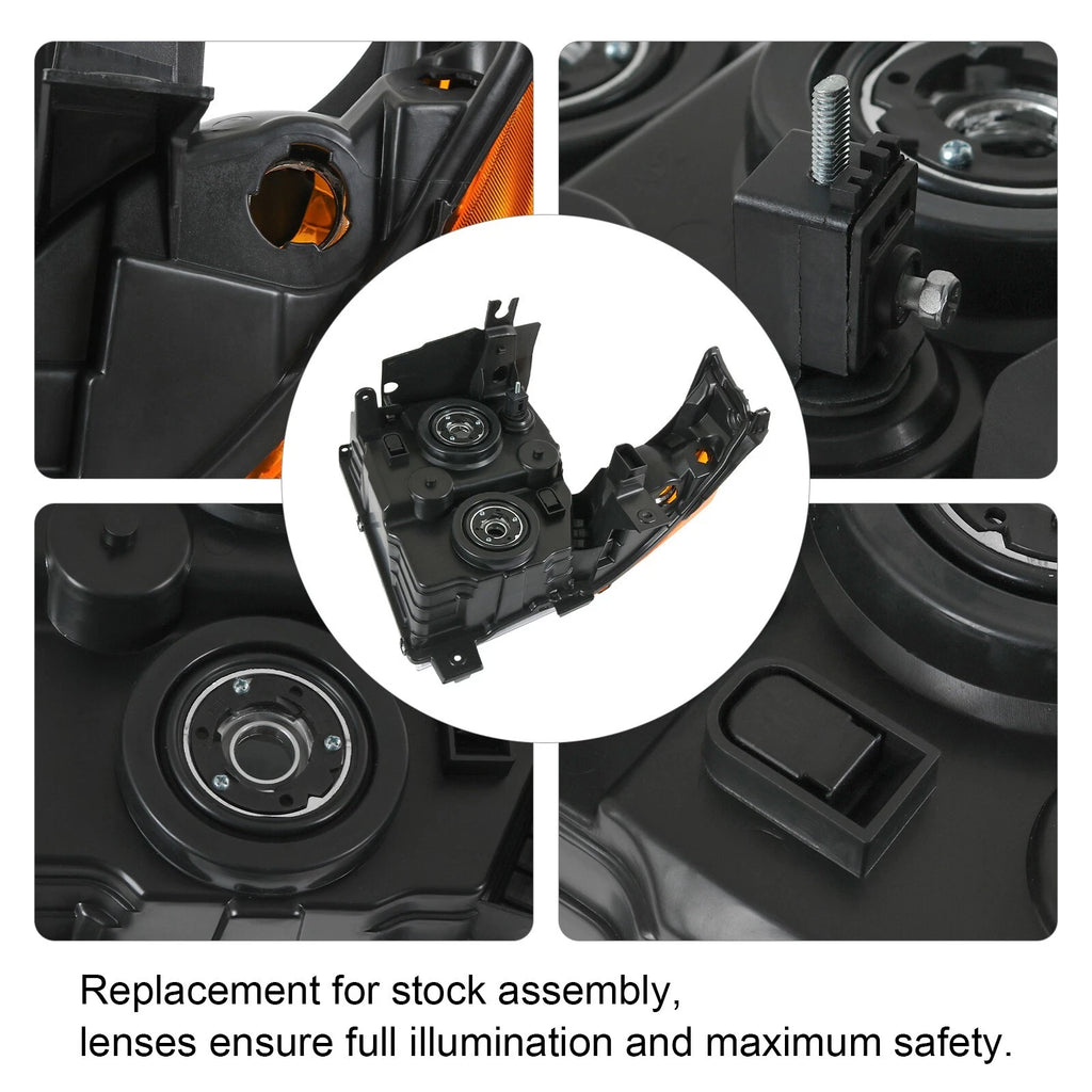 Headlight Set for Jeep Commander (2006-2010)