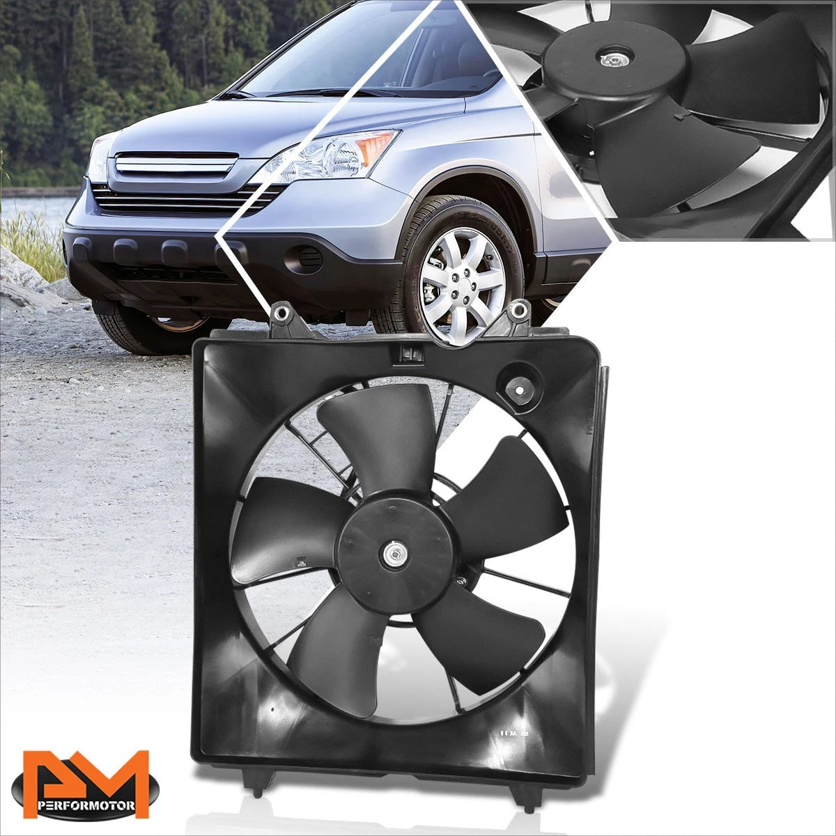Radiator Cooling Fan Assembly for Buick Enclave Chevy Traverse (2021–2024)
