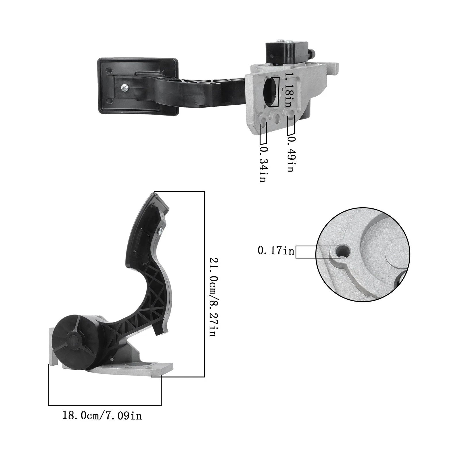 Accelerator Pedal Position Sensor for Mack MRU (2010–2016) 699-5501
