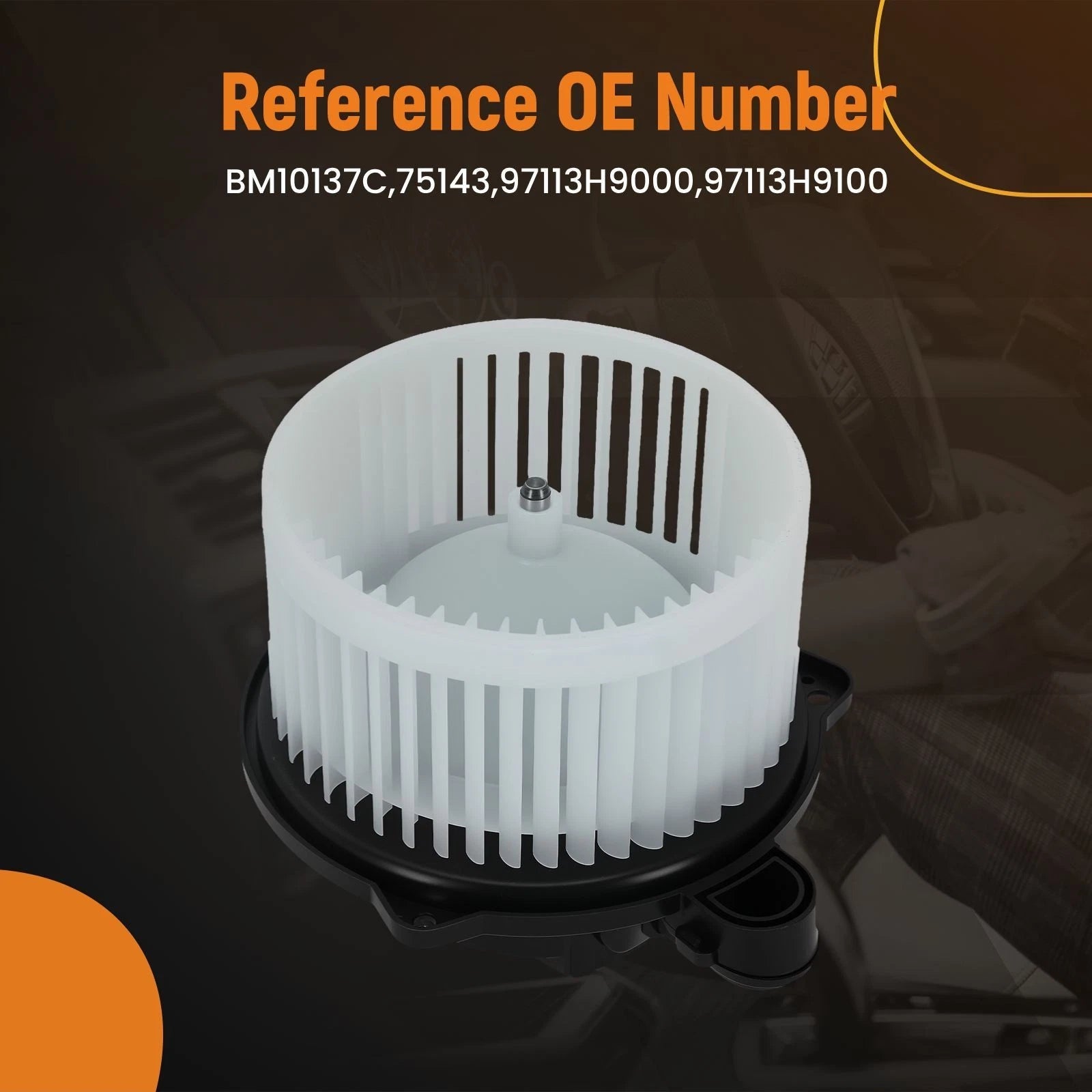 HVAC Blower Motor for Kia Rio 2018–2023