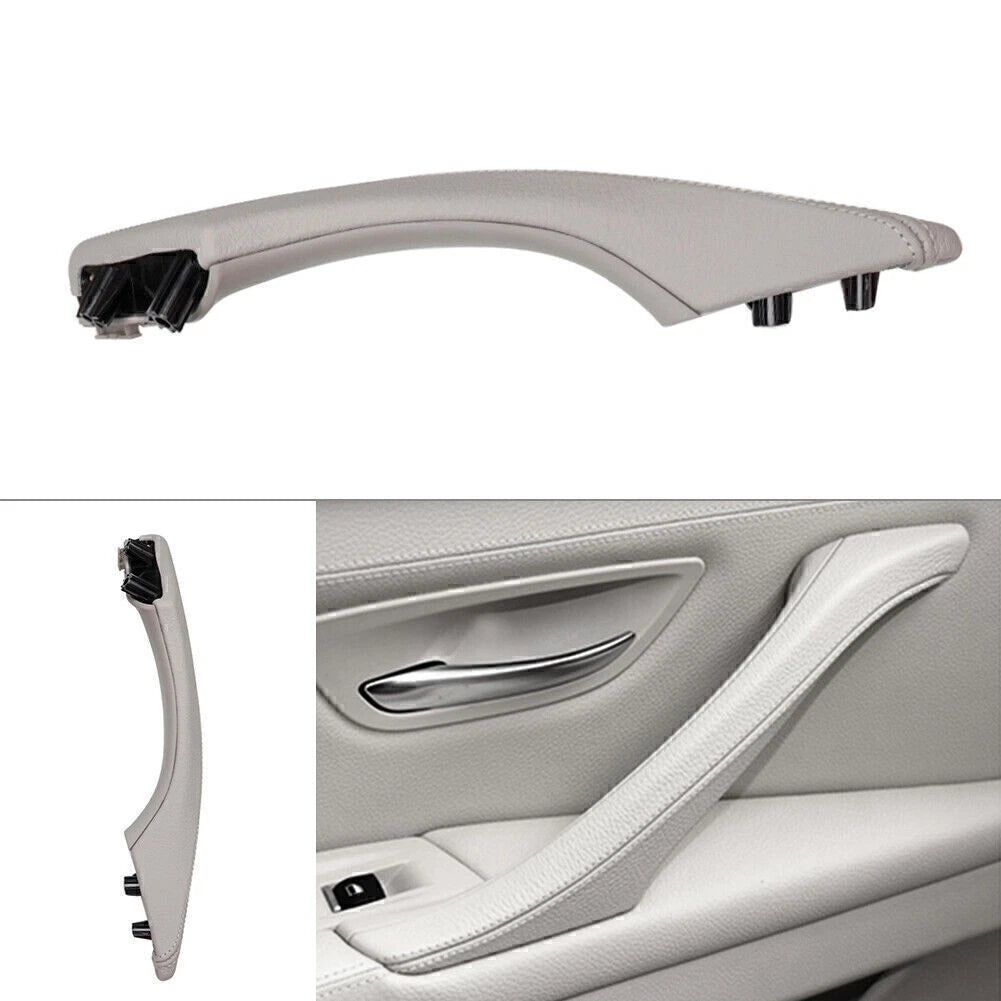 Left Side Door Trim Pull Handle Leather Cover for BMW 5 Series F10 F11 F18
