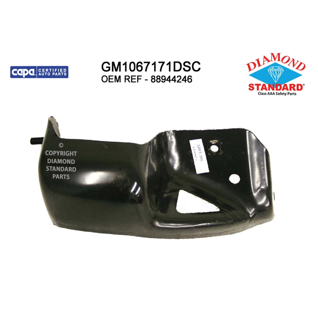 Replacement Steel Front Passenger Side Outer Bumper Bracket for Chevrolet (2009–2018)
