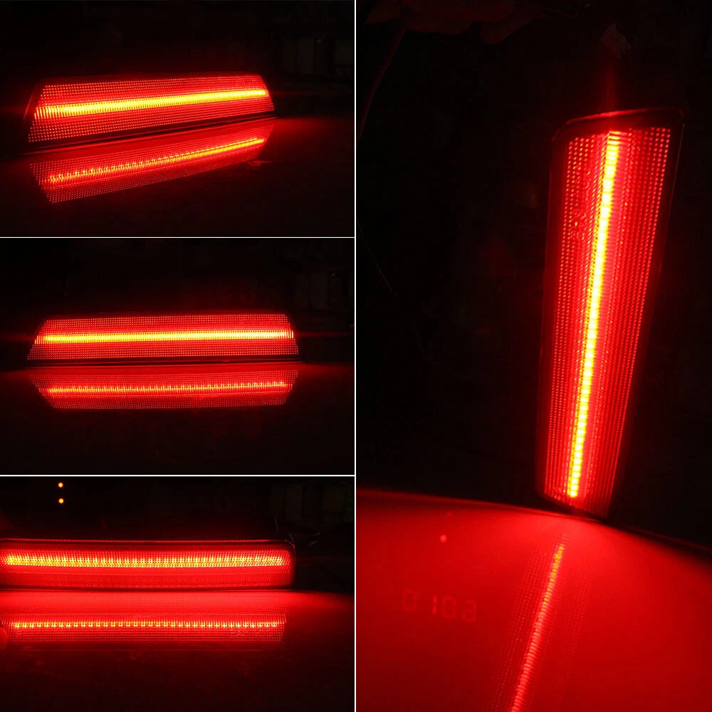 LED Clear Lens Rear Side Marker Lights for Dodge Challenger Charger (2008–2014)