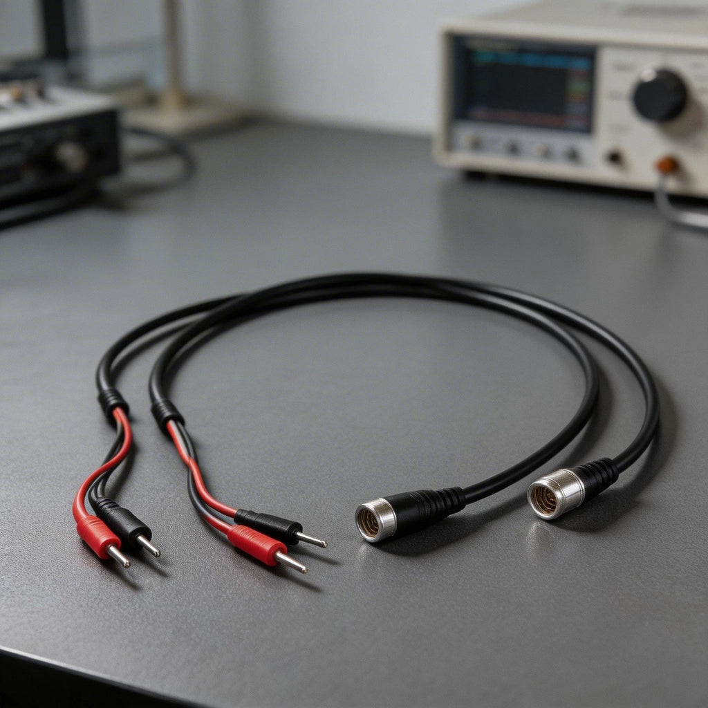 Dual Banana Connector BNC Test Leads 120cm for Oscilloscope (N/A)