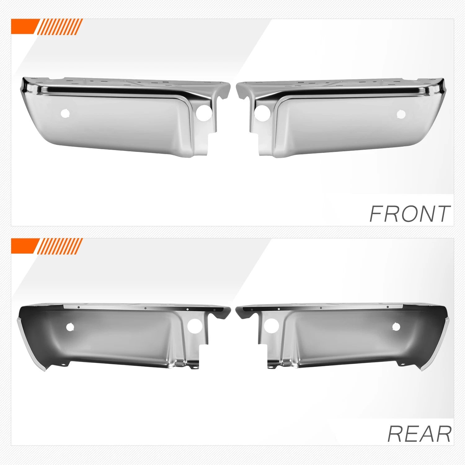 LED Headlight Replacement for Chevy Impala (2000–2005) Chrome Housing