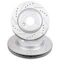 Drilled & Slotted Front Brake Rotors for Mini Cooper (2002–2006)