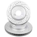 Drilled & Slotted Front Brake Rotors for Mini Cooper (2002–2006)