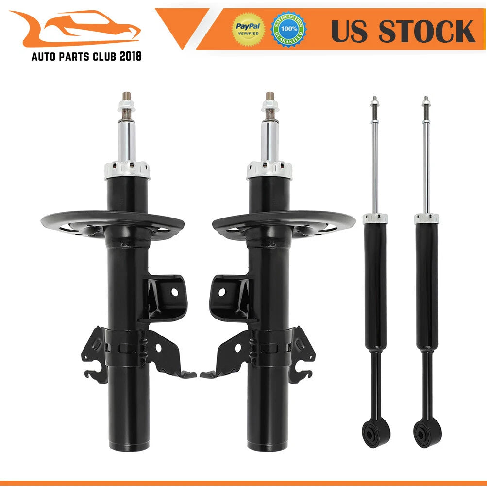 Set of 4 Shocks Strut Absorbers for Chrysler 200 (2015–2017)