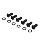 6x Stainless Derby Cover Screw Bolt w/ Washer for Harley Touring Sportster (2004–2023)