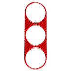 Red Carbon Fiber Air Conditioning Switch Panel Cover for Dodge Challenger (08-14)
