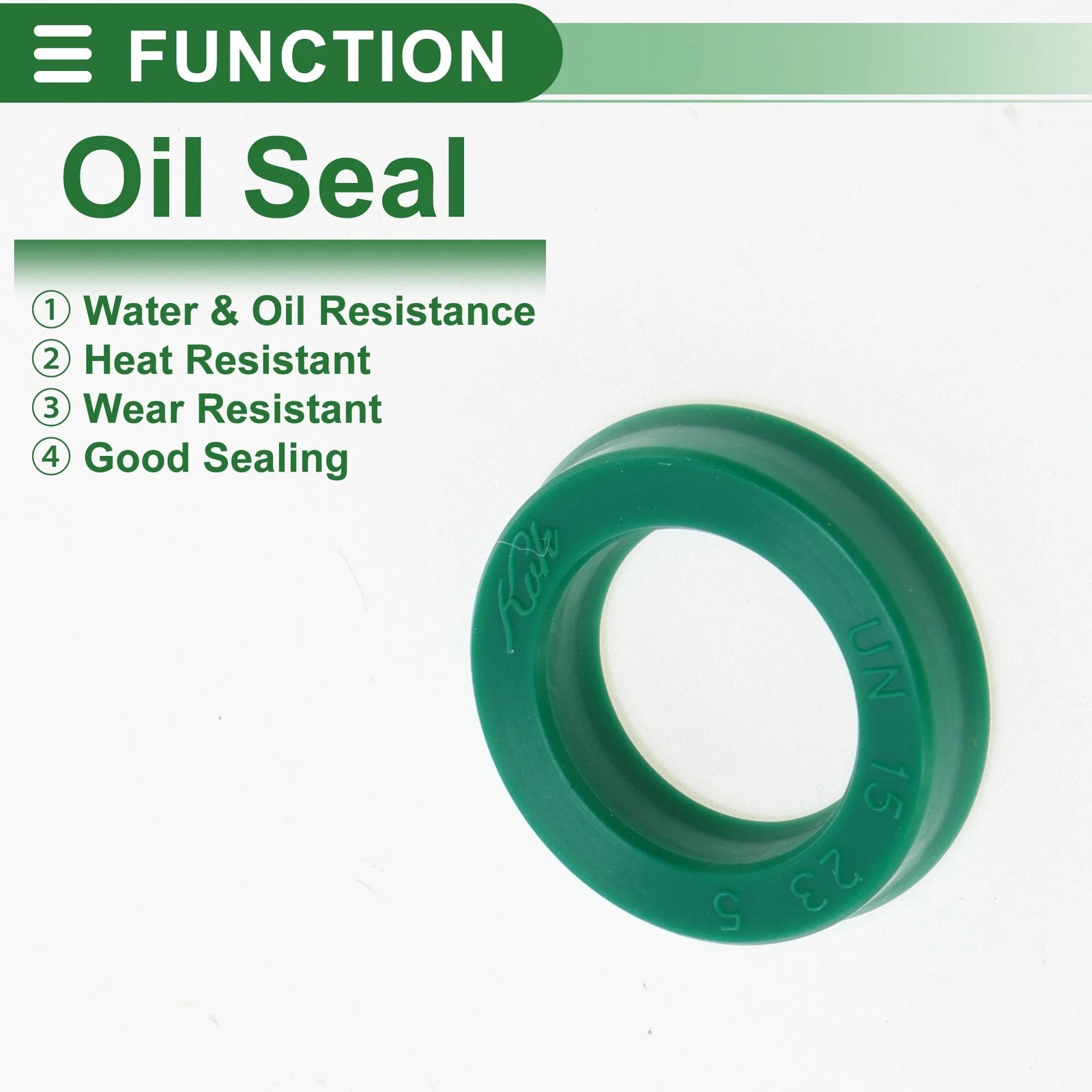 5X Oil Seal Rotary Shaft Seal for Various Models (15x23x5mm)