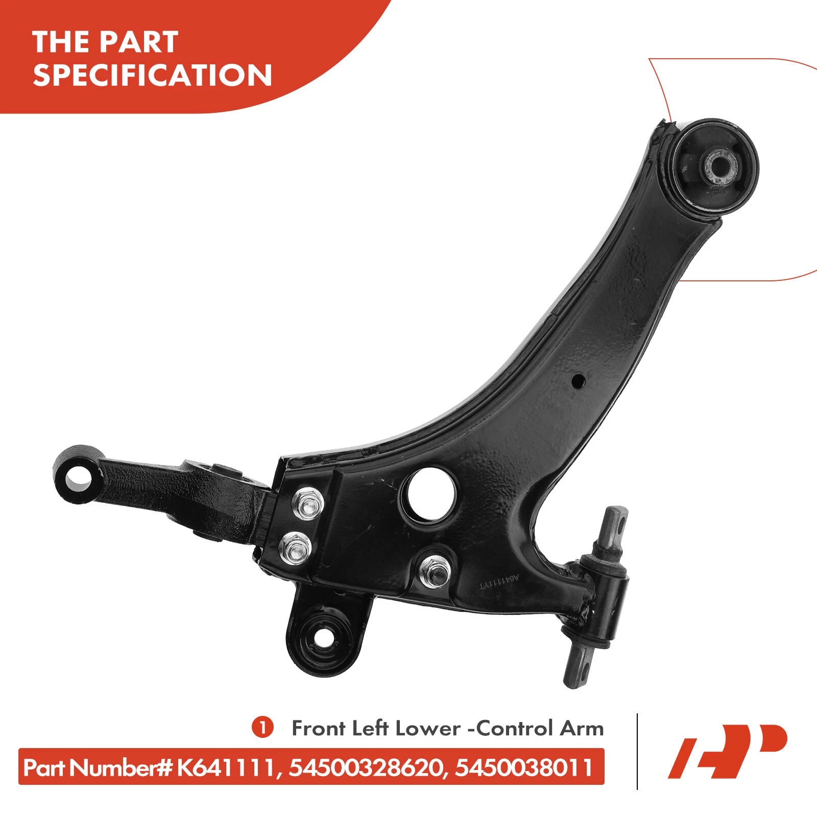 2X Front Control Arm for Hyundai Sonata (2002–2005) Kia Optima (2001–2005)