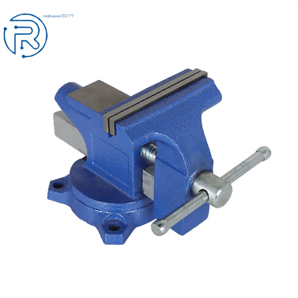 4.5" Heavy Bench Vise with Anvil for Workbench