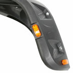 Pocket Rivet Style Smooth Fender Flares for Jeep Wrangler JK (2007–2018) w/LED