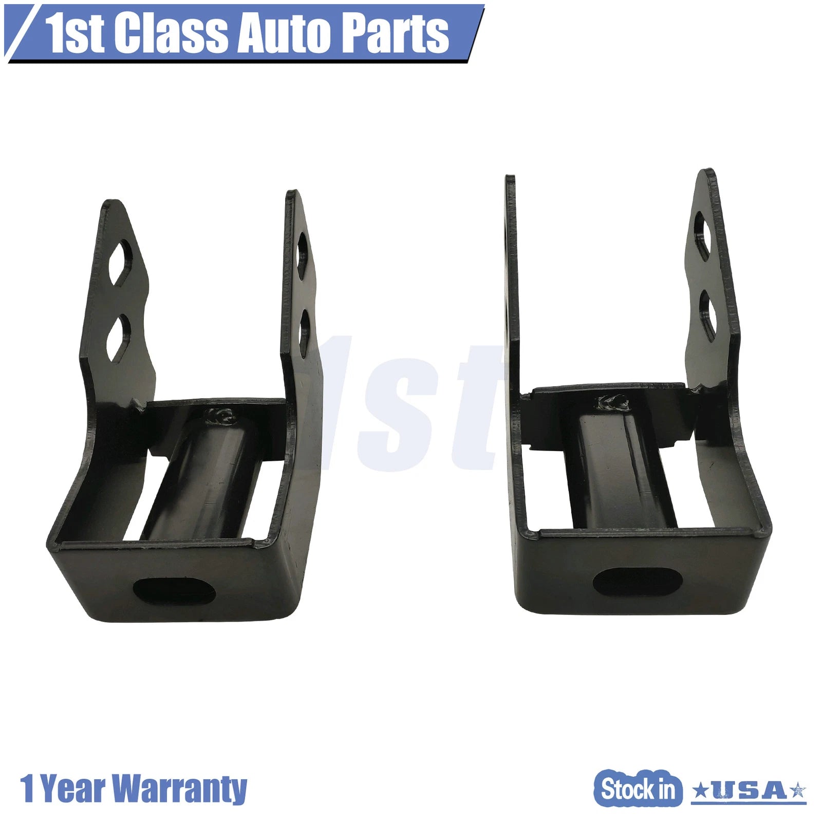 2Pcs Front Steel Bumper Bracket Set for Chevy Silverado GMC 2500 HD (2011–2014)