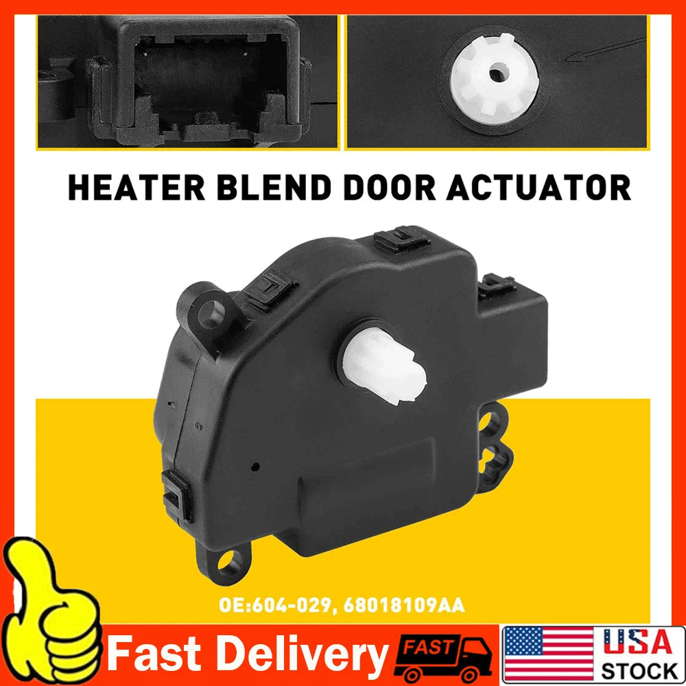 Blend Air Door Actuator for Chrysler 200 Dodge Avenger Jeep Compass (2011â2014)
