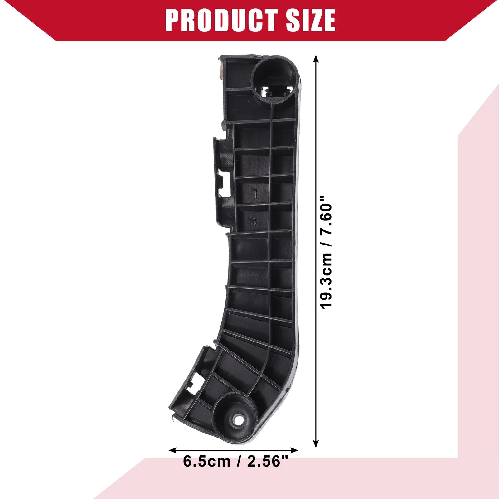 Front Left Bumper Bracket for Toyota Camry (2007–2011) No.5253606020 Black