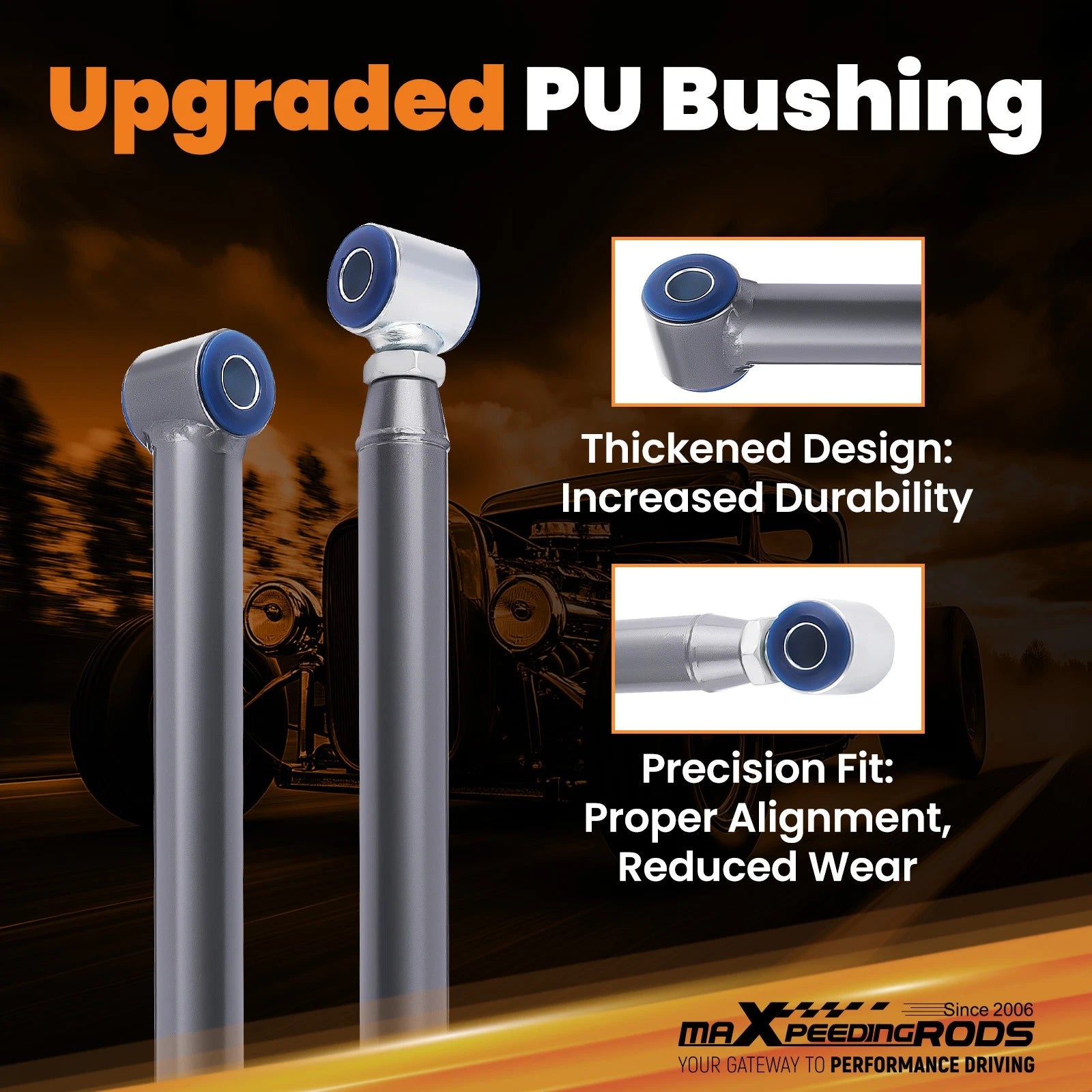 4 Link Suspension Rods for Universal Pickup Truck (Universal)
