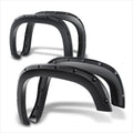 Set of 4 Matte Wheel Fender Flares for GMC Sierra (2007–2014)