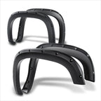 Set of 4 Matte Wheel Fender Flares for GMC Sierra (2007–2014)