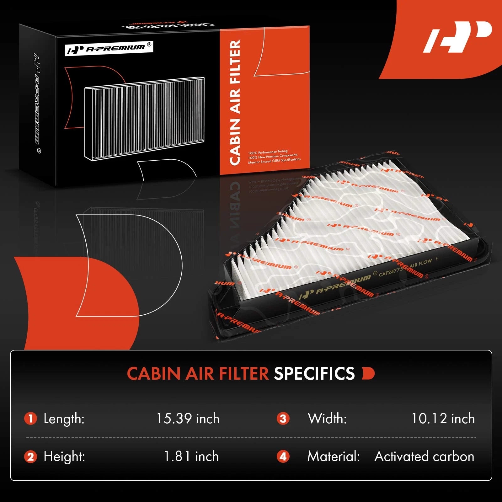 Activated Carbon Cabin Air Filter for Mercedes-Benz CL500 S320 (2003–2006)