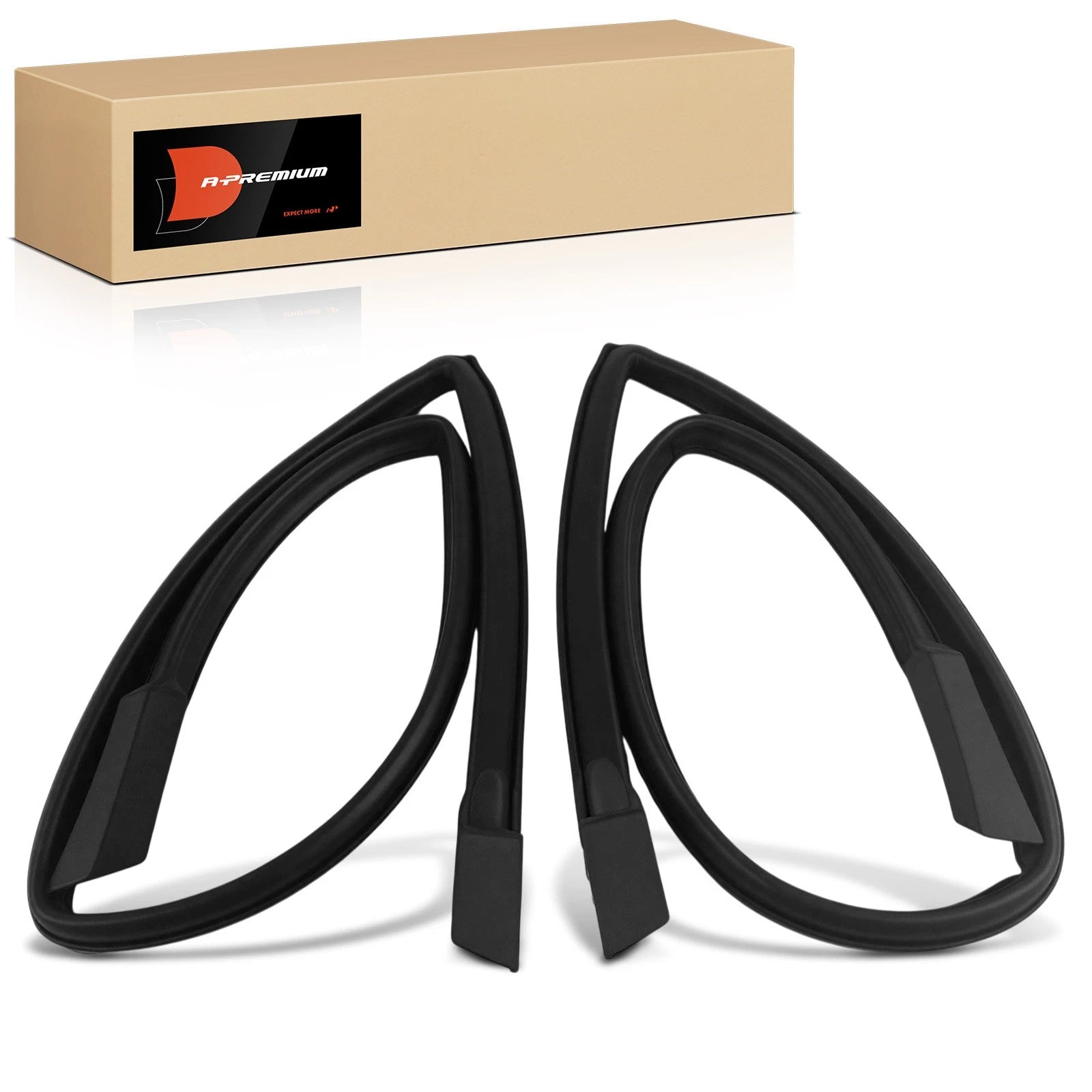 2Pcs Roof Rail Weatherstrip Seal for Chevrolet Buick Olds 
